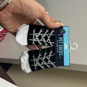 Pet Socks for Dogs & Cats - Converse Print/ Black and White